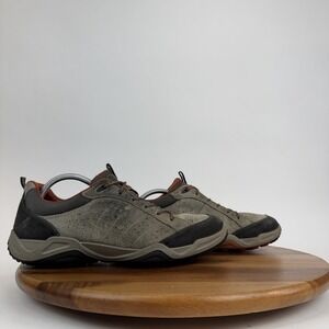 Mens Ecco Sierra II Valencia Low Taupe Leather Comfort Sneakers Shoes Size EU 44